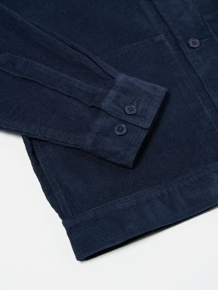 Jackets Men Universal Works Universal Works Uniform Jacket In Navy Fine Cord