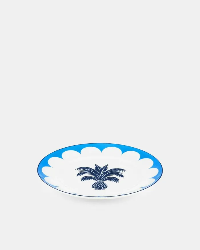 Jaipur Dessert Plate Blue Women Aquazzura Dinnerware