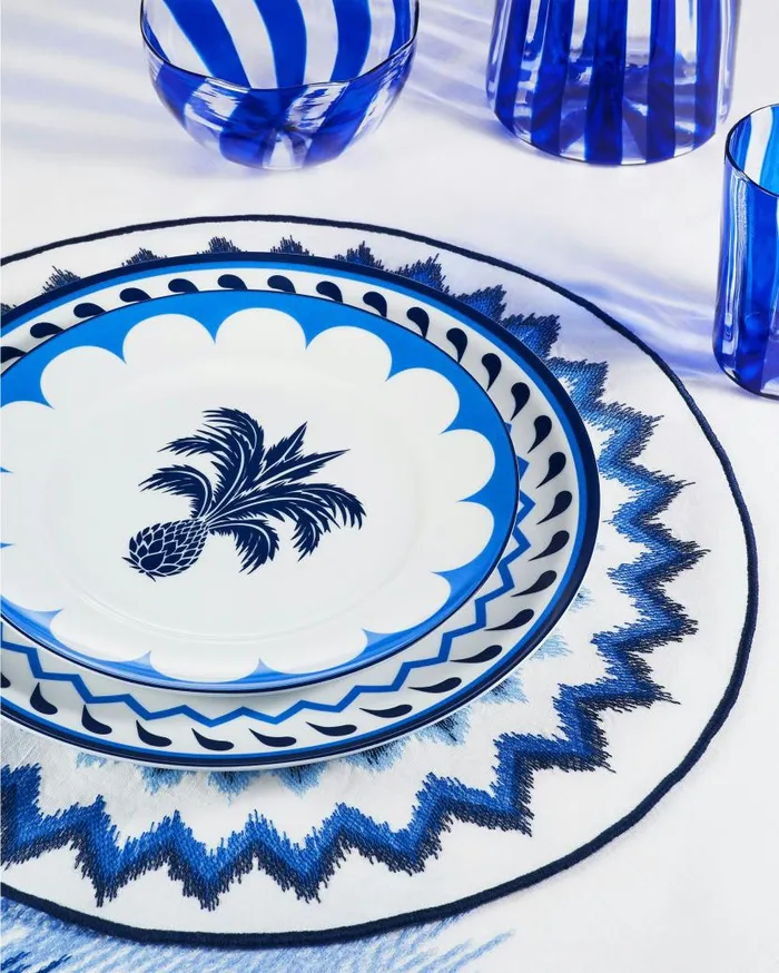 Jaipur Dessert Plate Blue Women Aquazzura Dinnerware Jaipur Dessert Plate Blue Women Aquazzura Dinnerware