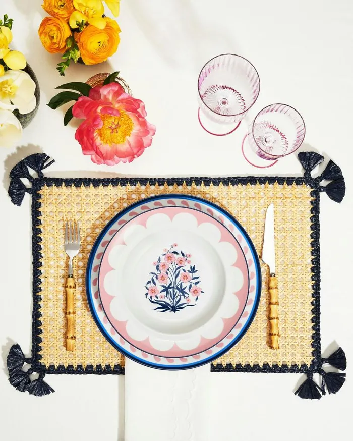 Jaipur Soup Plate Pink Women Aquazzura Dinnerware Jaipur Soup Plate Pink Women Aquazzura Dinnerware