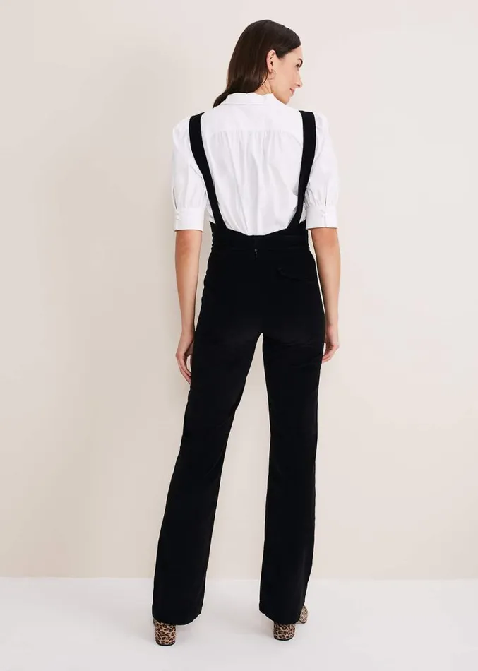 Jasira Corduroy Dungarees Black Women Phase Eight Dresses