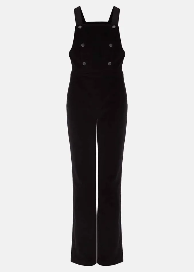 Jasira Corduroy Dungarees Black Women Phase Eight Dresses