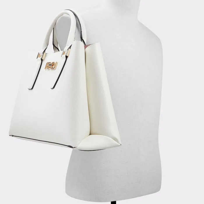 Javamassiix White Women ALDO Tote Bags
