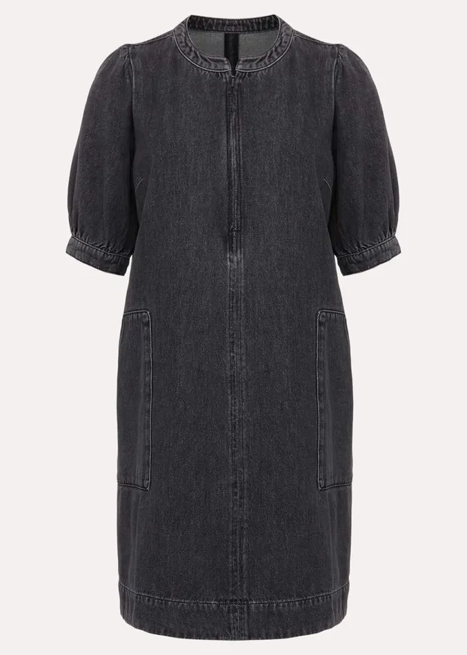 Jett Denim Shift Dress Grey Women Phase Eight Dresses