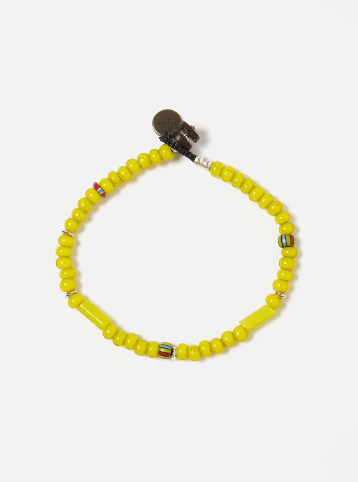 Jewellery Men Universal Works Mikia Bracelet In Yellow White Hearts