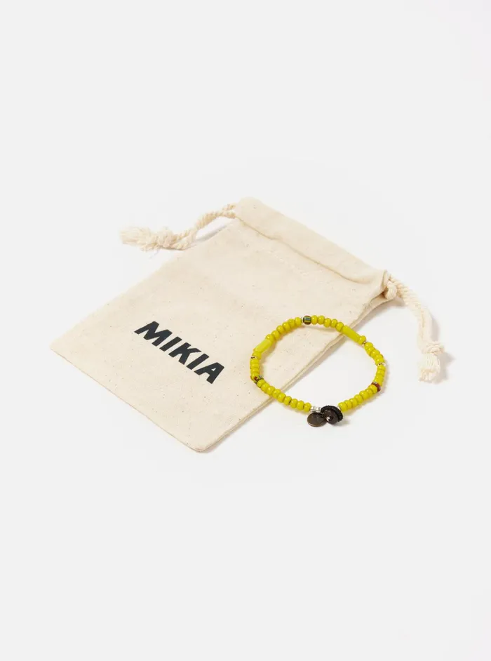 Jewellery Men Universal Works Mikia Bracelet In Yellow White Hearts