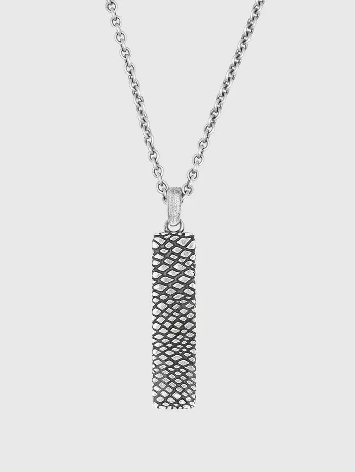 Jewelry Men John Varvatos SNAKESKIN PENDANT NECKLACE No Color