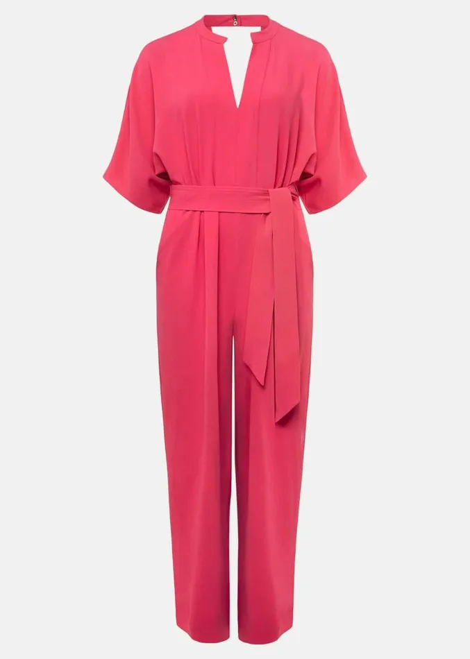 Jiya Batwing Jumpsuit Pink Women Phase Eight Dresses