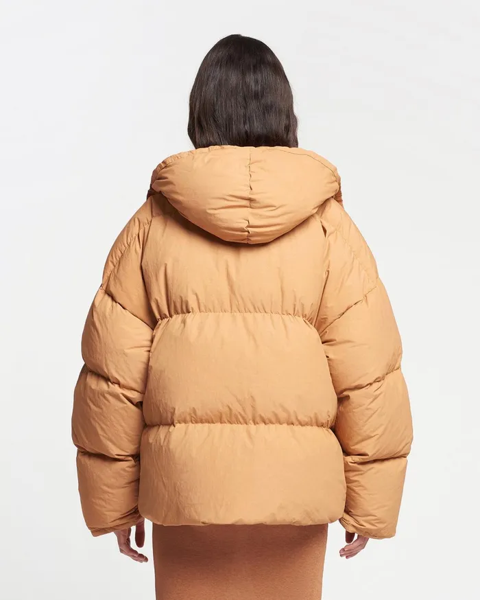 Jolyn Tech Poplin Puffer Jacket Biscuit WomenMen Nanushka Jackets and Blazers