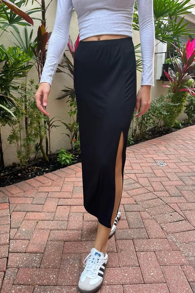 Josie Skirt Black Women Brandy Melville Bottoms