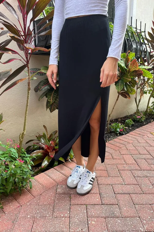 Josie Skirt Black Women Brandy Melville Bottoms