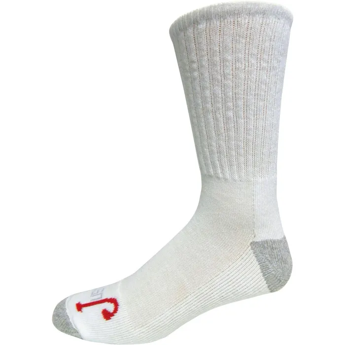 Justin Boots 3Pk Half Cushion Crew Socks White Men Socks and Underwear