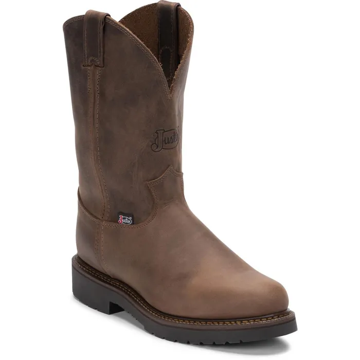 Justin Boots Balusters 11034 Work Boot Bay Gaucho brown Men Work