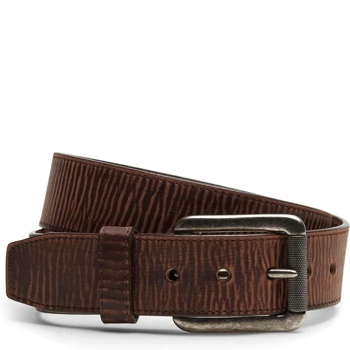 Justin Boots Bomber Belt Brown Men Belts