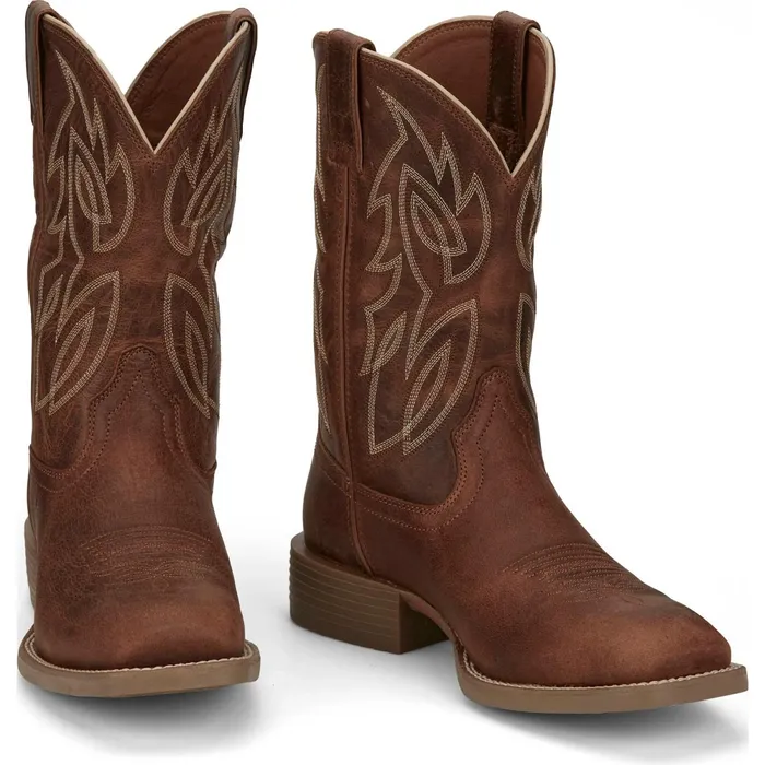 Justin Boots Canter 11034 Western Boot Amber Brown brown Men Western
