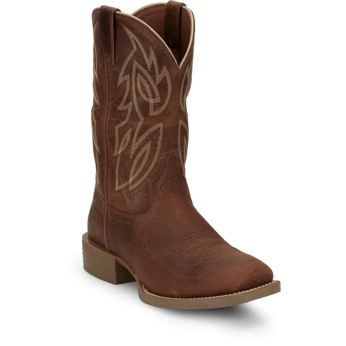 Justin Boots Canter 11034 Western Boot Amber Brown brown Men Western