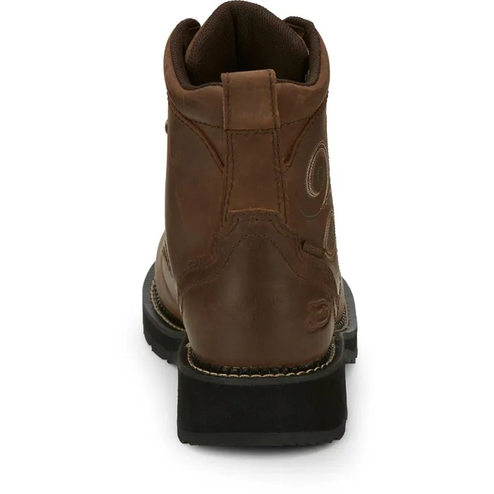 Justin Boots Katerina 6034 Steel Toe Waterproof Work Boot Aged Bark brown Women Work