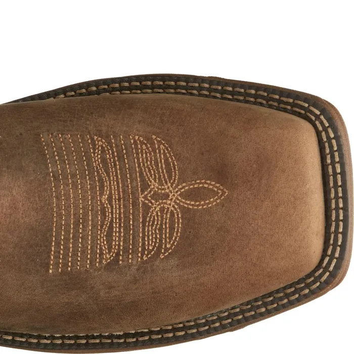 Justin Boots Rush 11034 Composite Toe Waterproof Work Boot Peanut Tan brown Men Work