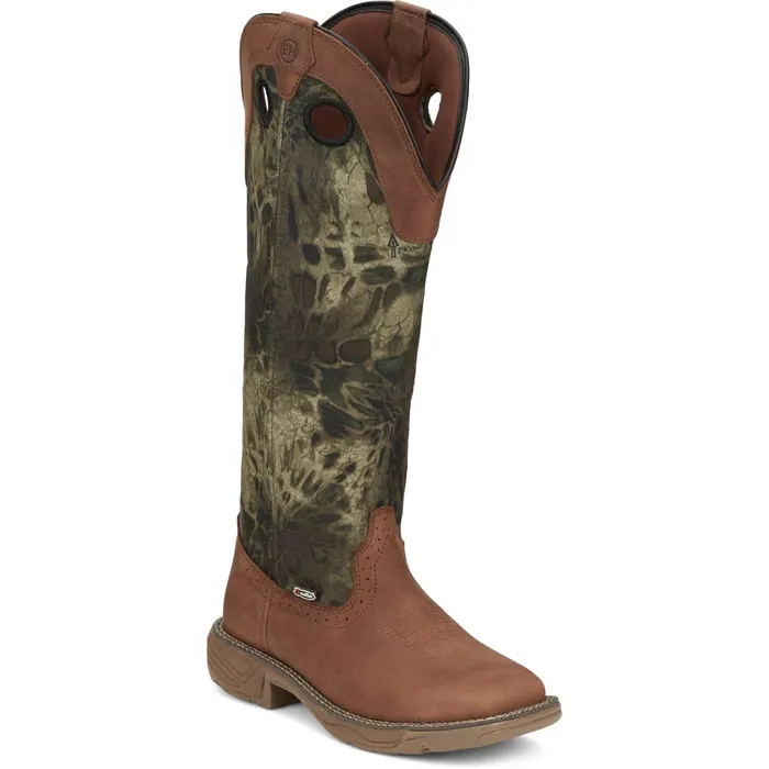 Justin Boots Rush Strike 17034 Snake Resisting Boot Russett brown Women Work