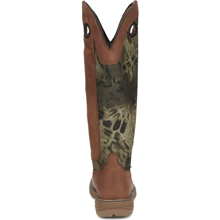 Justin Boots Rush Strike 17034 Snake Resisting Boot Russett brown Women Work