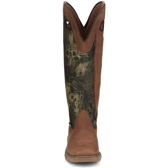 Justin Boots Rush Strike 17034 Snake Resisting Boot Russett brown Women Work