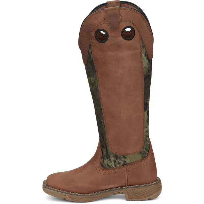 Justin Boots Rush Strike 17034 Snake Resisting Boot Russett brown Women Work