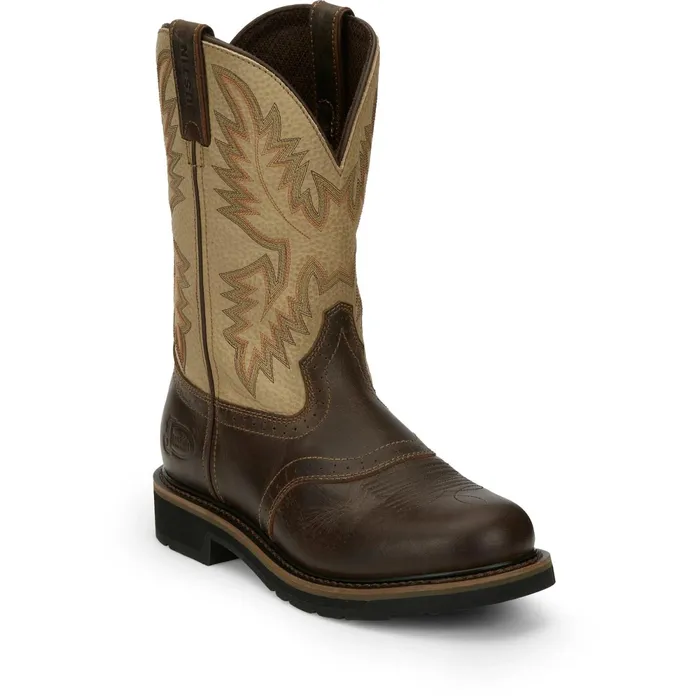 Justin Boots Superintendent 11034 Work Boot Golden Brown brown Men Work