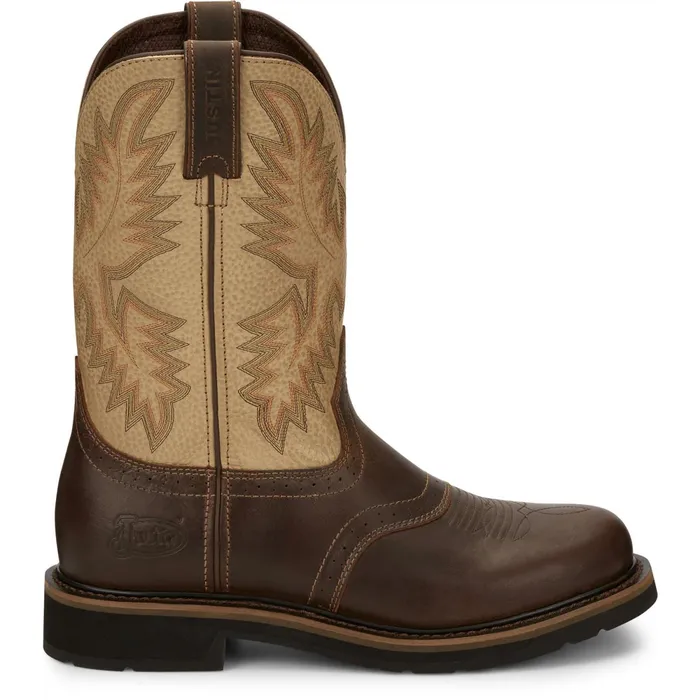 Justin Boots Superintendent 11034 Work Boot Golden Brown brown Men Work