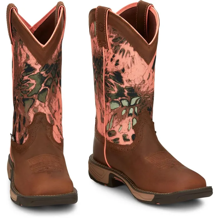 Justin Boots Trekker 11034 Waterproof Work Boot Russet Brown brown Women Work