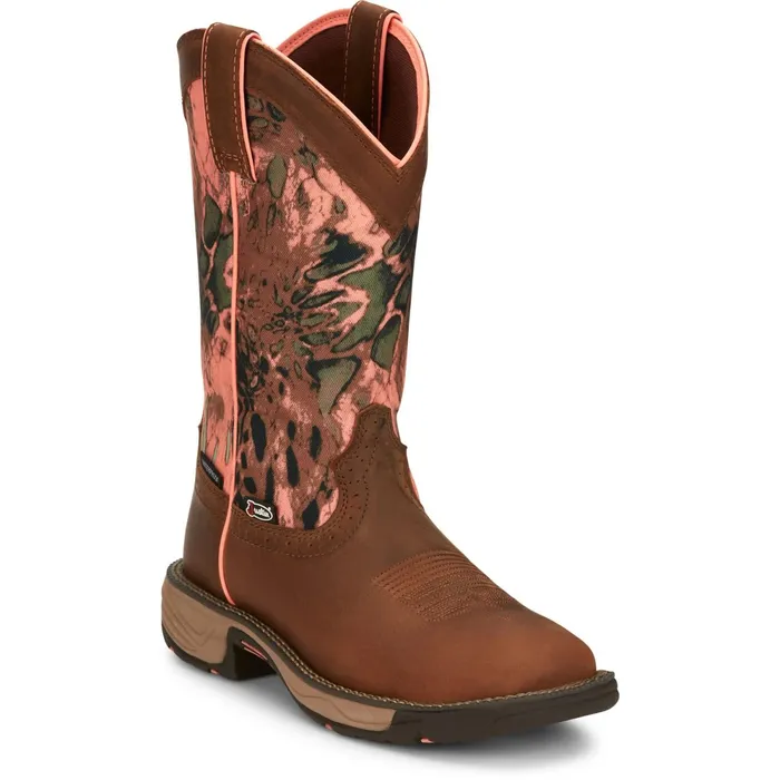 Justin Boots Trekker 11034 Waterproof Work Boot Russet Brown brown Women Work