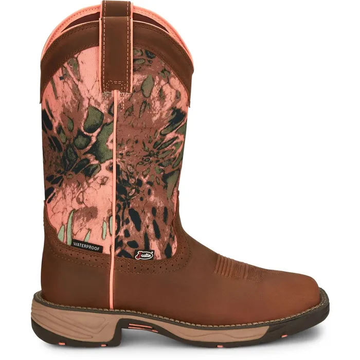 Justin Boots Trekker 11034 Waterproof Work Boot Russet Brown brown Women Work