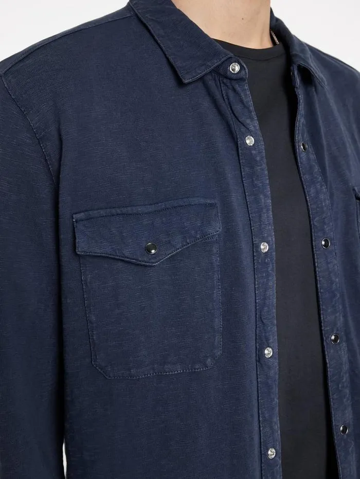 JV ESSENTIALS Men John Varvatos ARVON WESTERN SHIRT Charcoal
