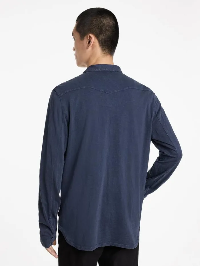 JV ESSENTIALS Men John Varvatos ARVON WESTERN SHIRT Charcoal