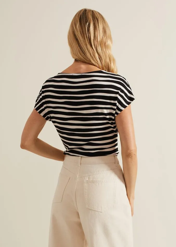 Kiara Striped Top Blackstone Women Phase Eight Tops and TShirts