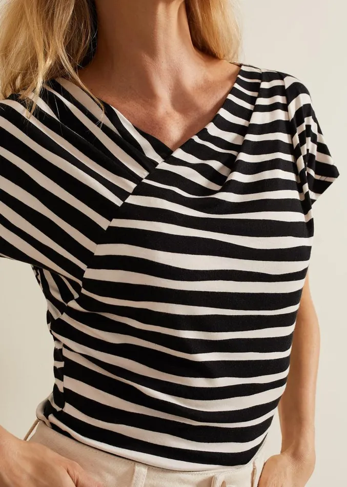 Kiara Striped Top Blackstone Women Phase Eight Tops and TShirts
