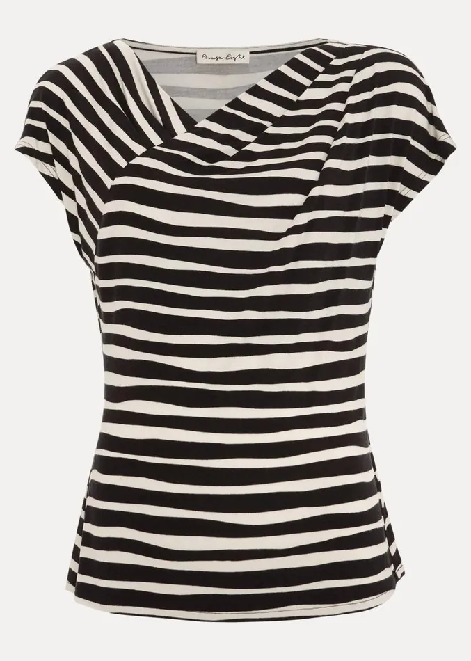 Kiara Striped Top Blackstone Women Phase Eight Tops and TShirts