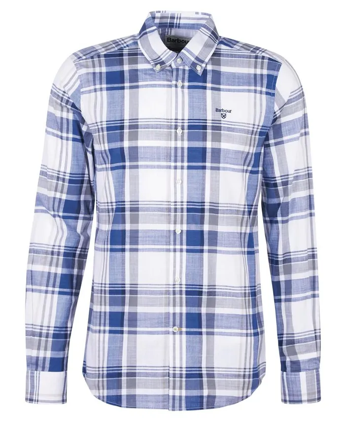 Kidd Tailored Shirt Olive Men Barbour Shirts