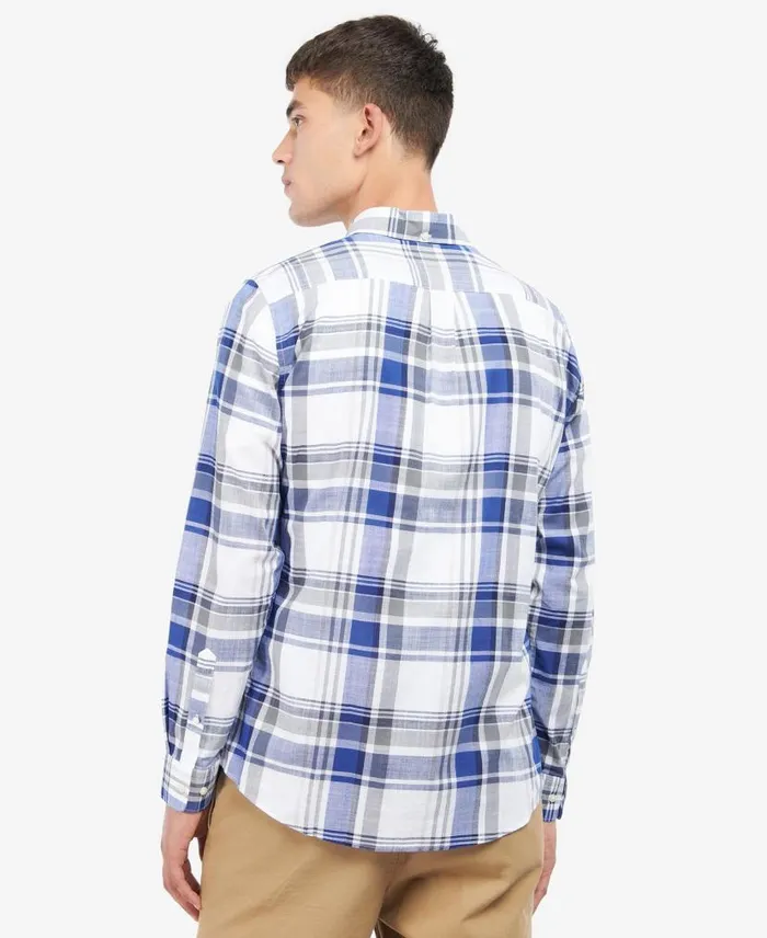 Kidd Tailored Shirt Olive Men Barbour Shirts