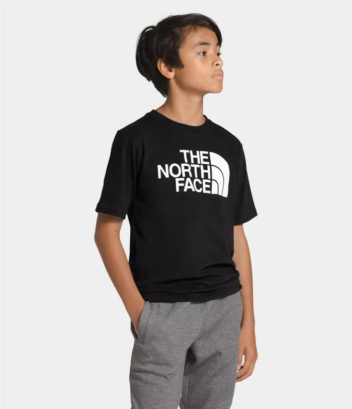 Kids The North Face Tops Short Sleeve Half Dome Tee Tnf Black