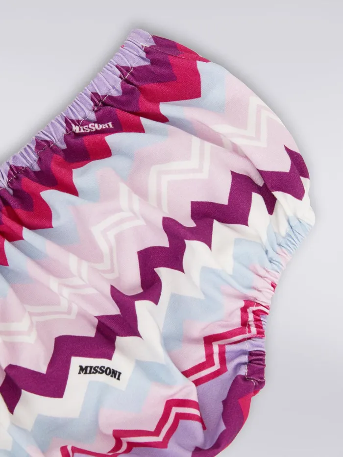Kids TwoPiece Set With Dress And Culotte Trousers In Zigzag Cotton Multicoloured Missoni Baby 024 Months Kids TwoPiece Set With Dress And Culotte Trousers In Zigzag Cotton Multicoloured Missoni Baby 024 Months