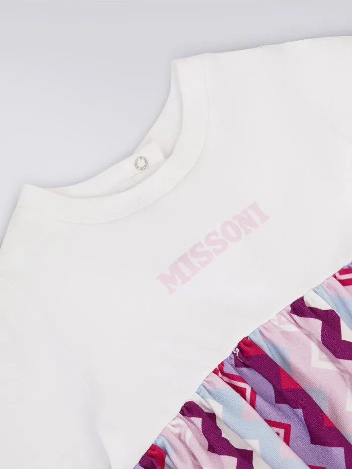Kids TwoPiece Set With LongSleeved Dress With Logo And Cotton Culotte Trousers Multicoloured Missoni Baby 024 Months Kids TwoPiece Set With LongSleeved Dress With Logo And Cotton Culotte Trousers Multicoloured Missoni Baby 024 Months