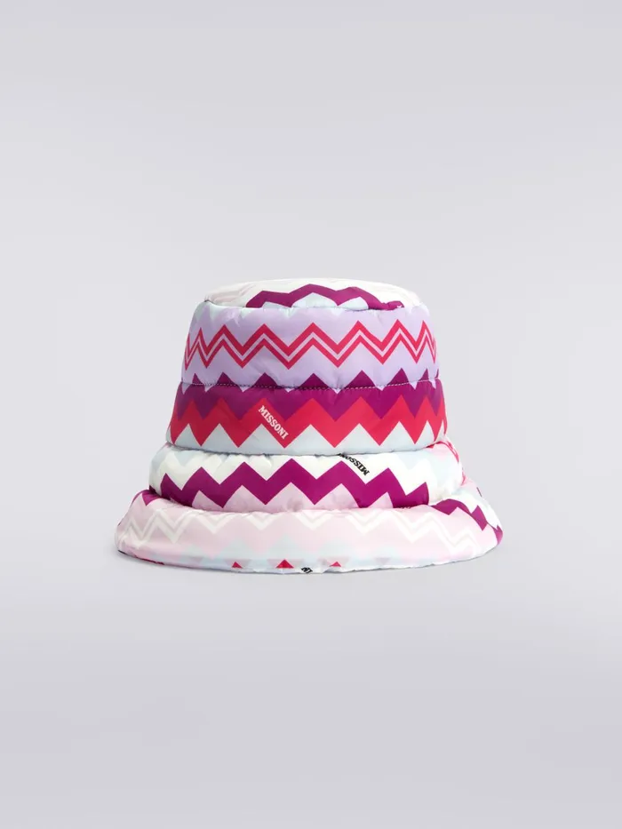 Kids Zigzag Nylon Bucket Hat Multicoloured Missoni Accessories