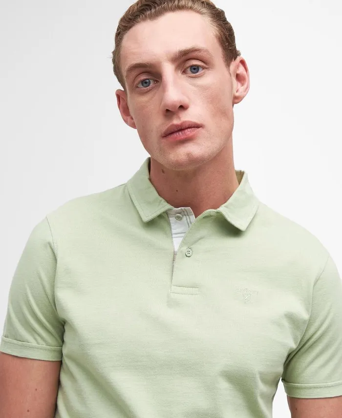 Kirkhill ShortSleeved Polo Shirt Classic White Men Barbour Polo Shirts