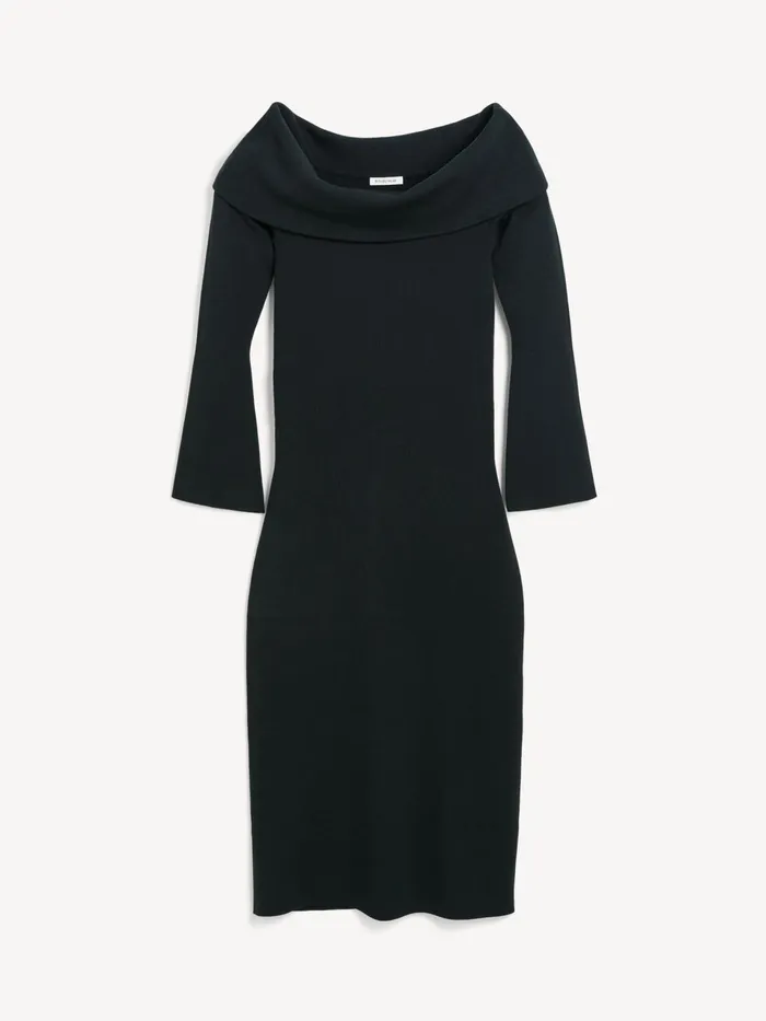 Knitwear Women By Malene Birger Bennie Midi Dress Black