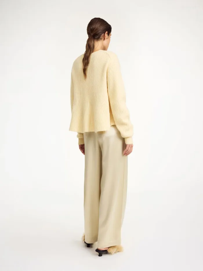 Knitwear Women By Malene Birger Cova Sweater Sea Mist