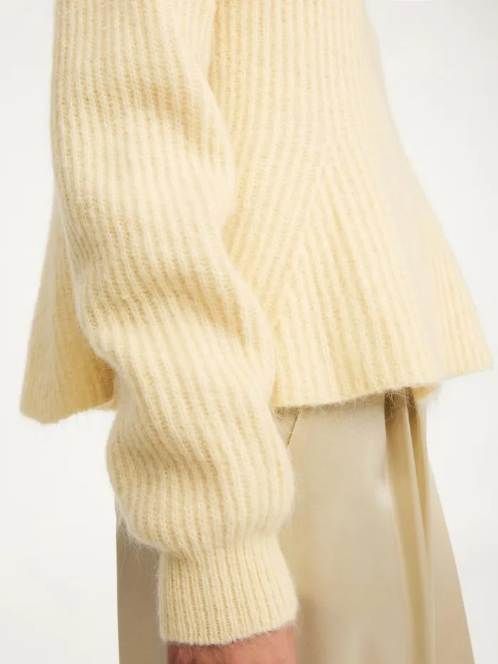 Knitwear Women By Malene Birger Cova Sweater Sea Mist