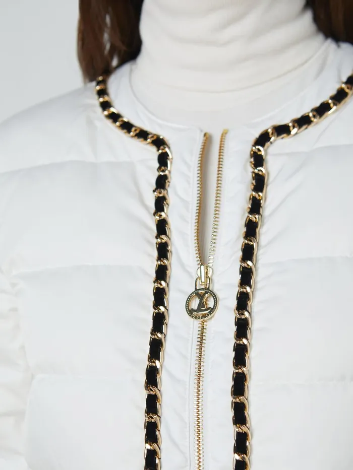 L039Agence Blazers and Jackets Women Crest Down Jacket White L039Agence Blazers and Jackets Women Crest Down Jacket White