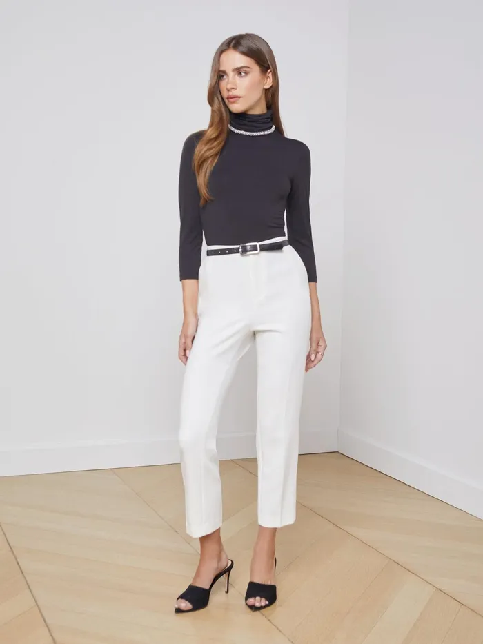 L039Agence Blouses and Tops Women Aja Turtleneck Black L039Agence Blouses and Tops Women Aja Turtleneck Black