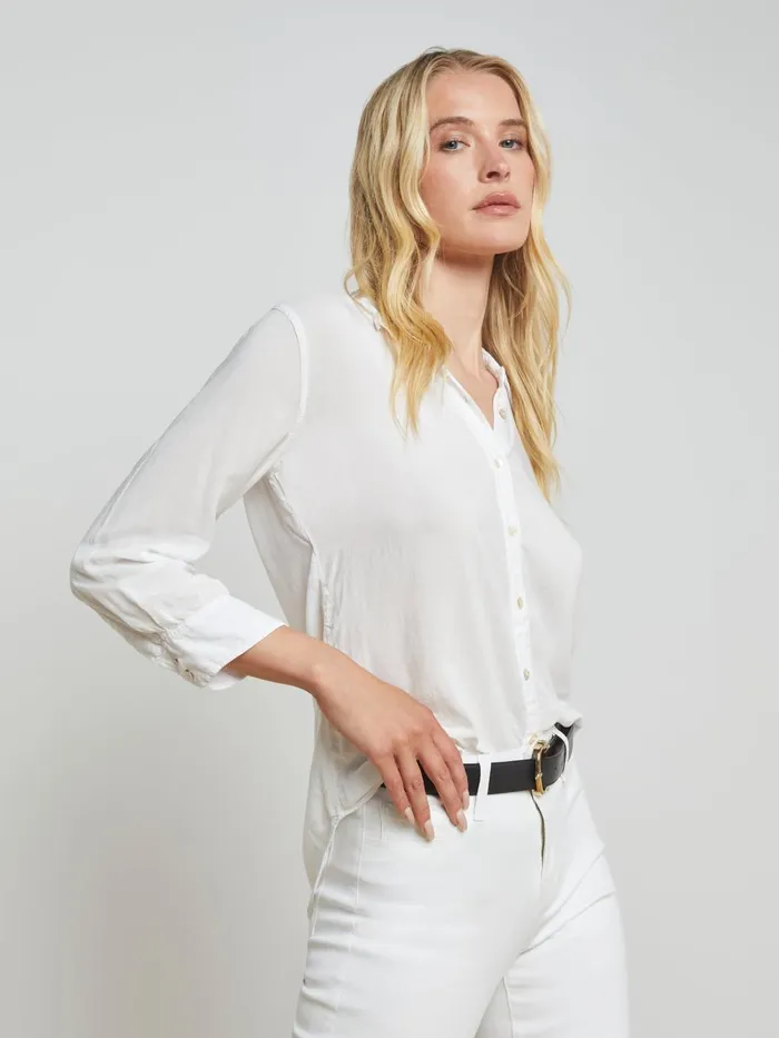 L039Agence Blouses and Tops Women Marlene Blouse White L039Agence Blouses and Tops Women Marlene Blouse White