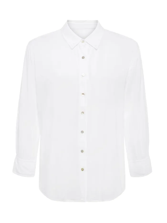L039Agence Blouses and Tops Women Marlene Blouse White L039Agence Blouses and Tops Women Marlene Blouse White